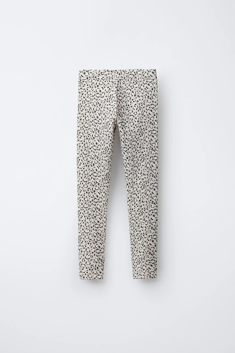 SPORTY ANIMAL PRINT LEGGINGS