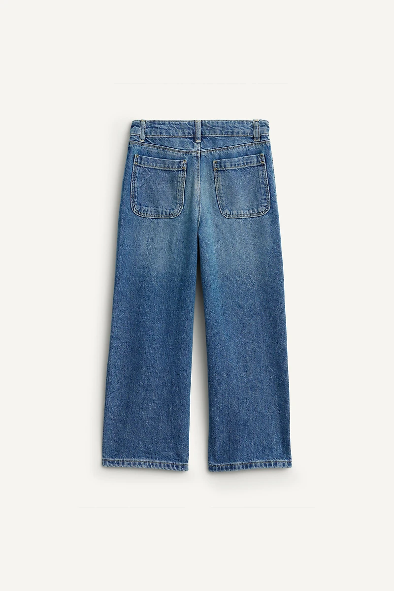 LIMITED EDITION WIDE LEG JEANS WITH POCKETS