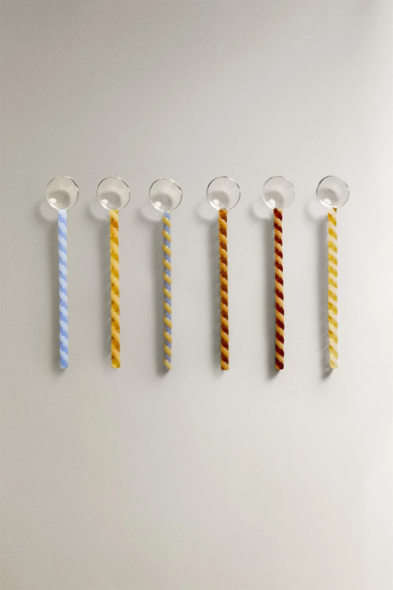 ENSEMBLE PETITES CUILLÈRES BOROSILICATE