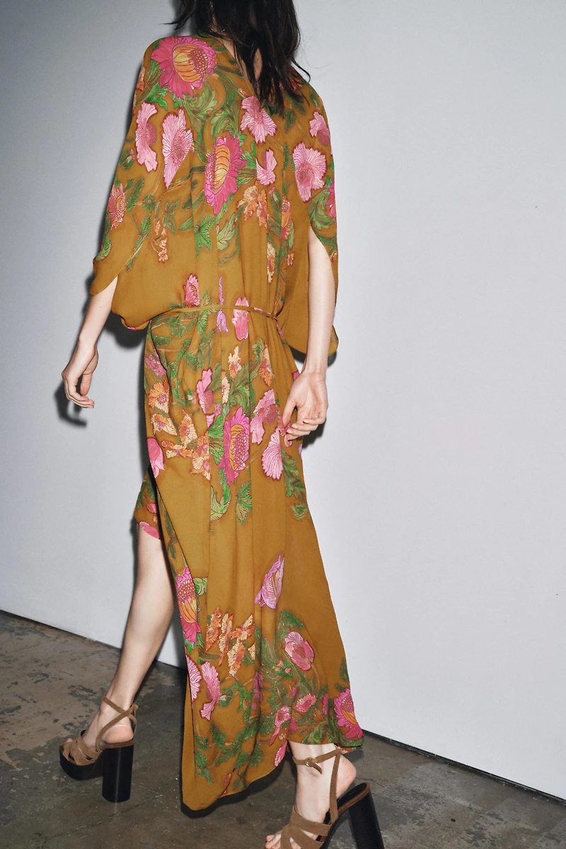 ZW COLLECTION FLORAL OVERSIZE DRESS
