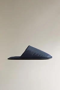 TECHNICAL FABRIC MULE SLIPPERS