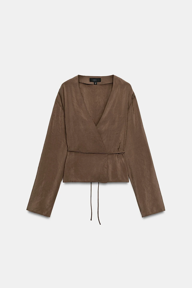 WRAP KIMONO SHIRT