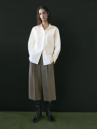 Chemisier boutons fantaisie 100 % coton