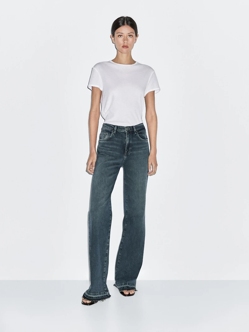 Jean flare mid-rise