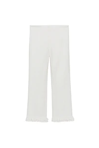 PANTALON MINI FLARE VOLANTS