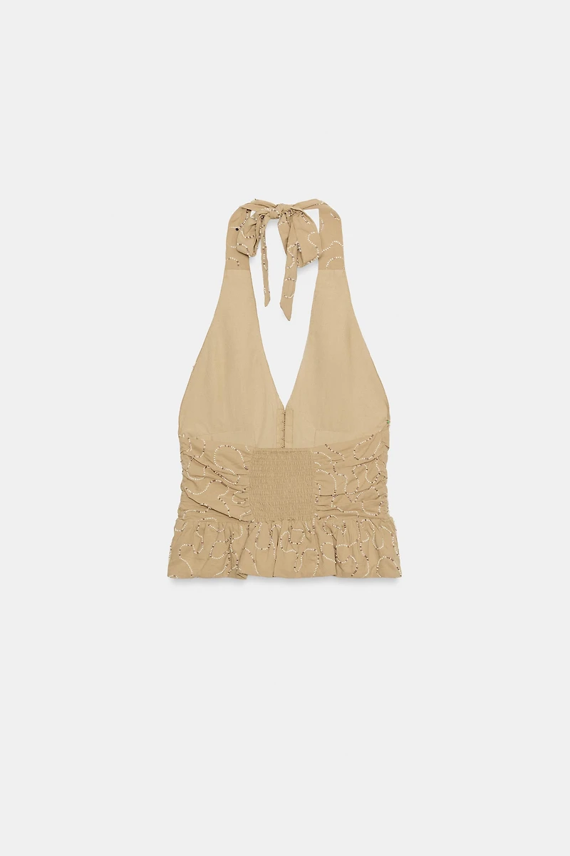 TOP HALTER FANTAISIE