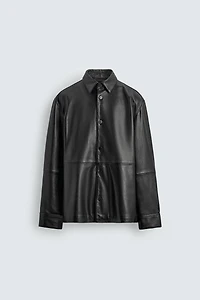 SURCHEMISE EN CUIR NAPPA