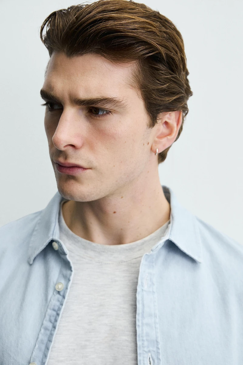 WASHED DENIM SHIRT