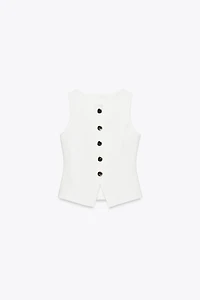 TOP GILET BOUTONS