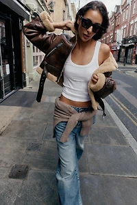 Z1975 HIGH-WAISTED WIDE LEG LOOSE FIT JEANS