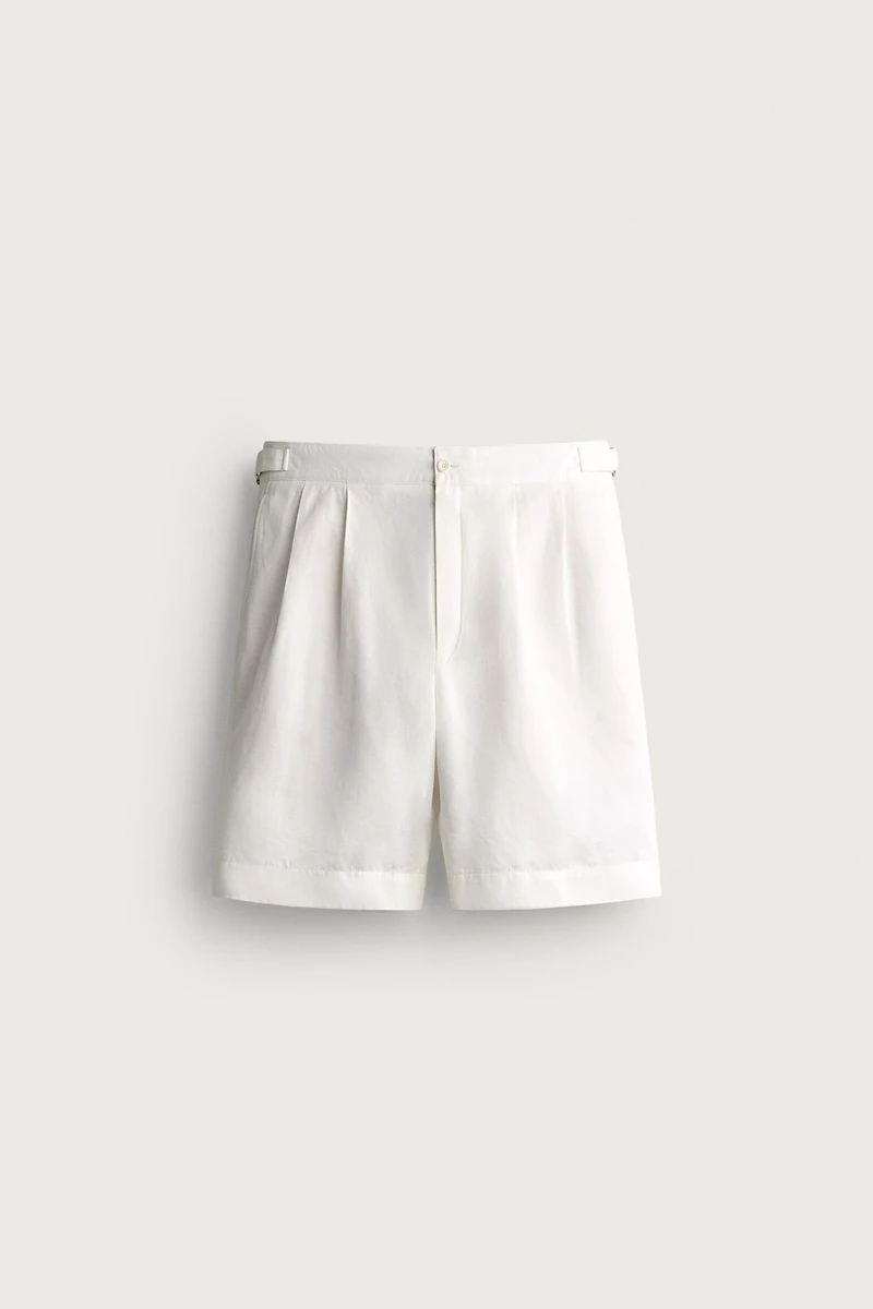REGULAR FIT TAB SHORTS