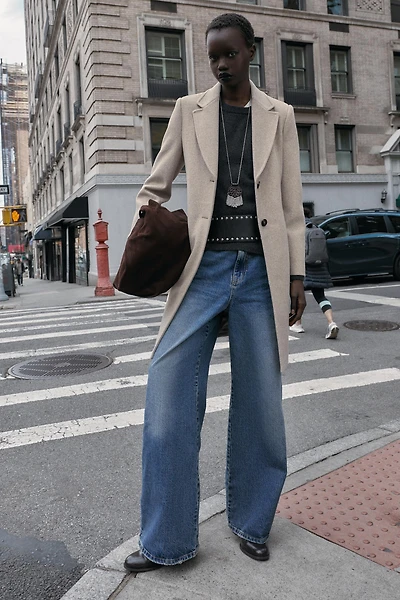 SOFT SHOULDER PAD COAT