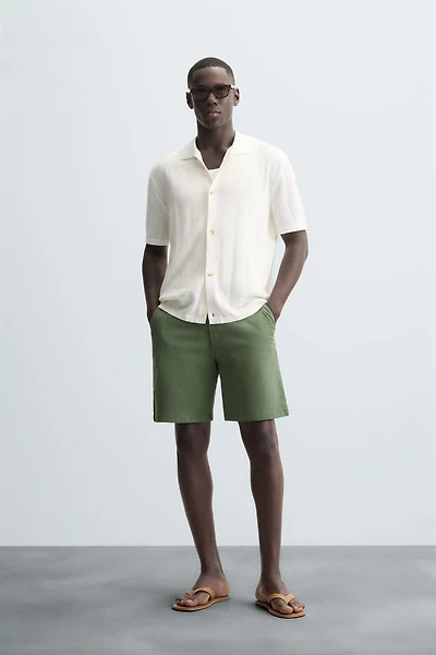 OPEN KNIT SHIRT