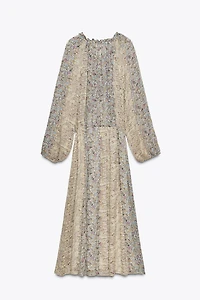 ZW COLLECTION METALLIC THREAD DRESS