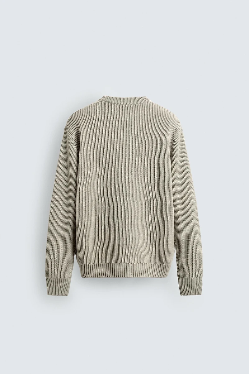 PURL KNIT JUMPER