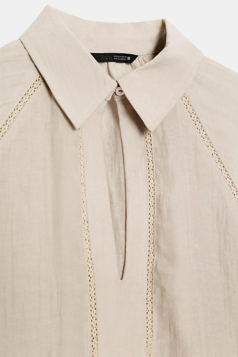 BLOUSE RUSTIQUE ENTRE-DEUX