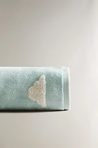 CHILDREN'S BATH TOWEL WITH CLOUDS