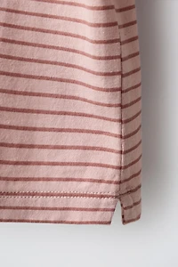 STRIPED PRINT T-SHIRT