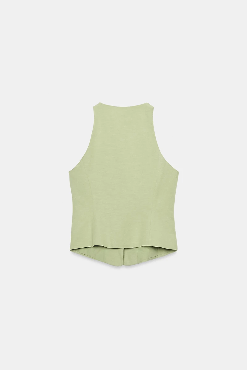 TIED HALTER TOP