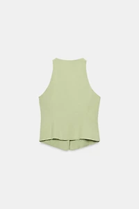 TIED HALTER TOP