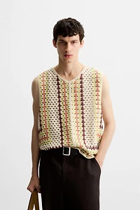 GILET STRUCTURE CROCHET
