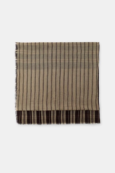 FOULARD À IMPRIMÉ RAYURES