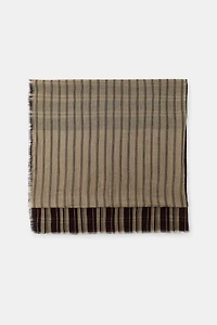 FOULARD À IMPRIMÉ RAYURES