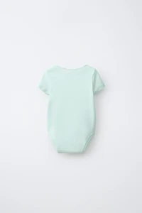 FIVE-PACK OF DROPLET AND STRIPE BODYSUITS