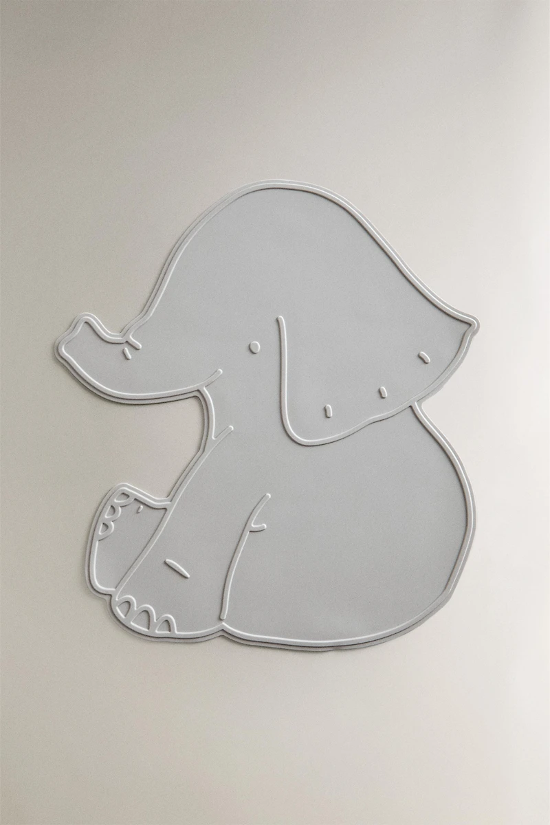 CHILDREN'S SILICONE ELEPHANT PLACEMAT