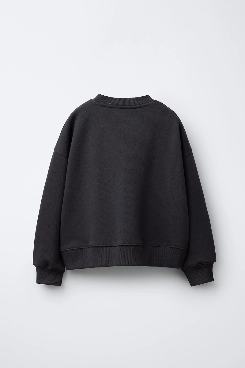 DOG PRINT SWEATSHIRT