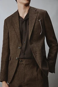 100% LINEN SUIT JACKET