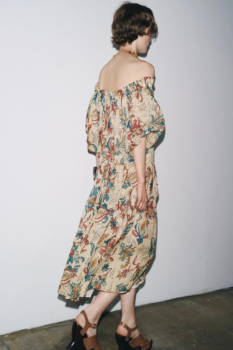 ZW COLLECTION RAMIE PRINT DRESS