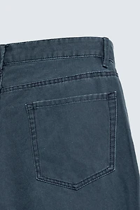 PANTALON STRAIGHT FIT DÉLAV