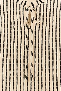 STRIPED SMOCKED TOP