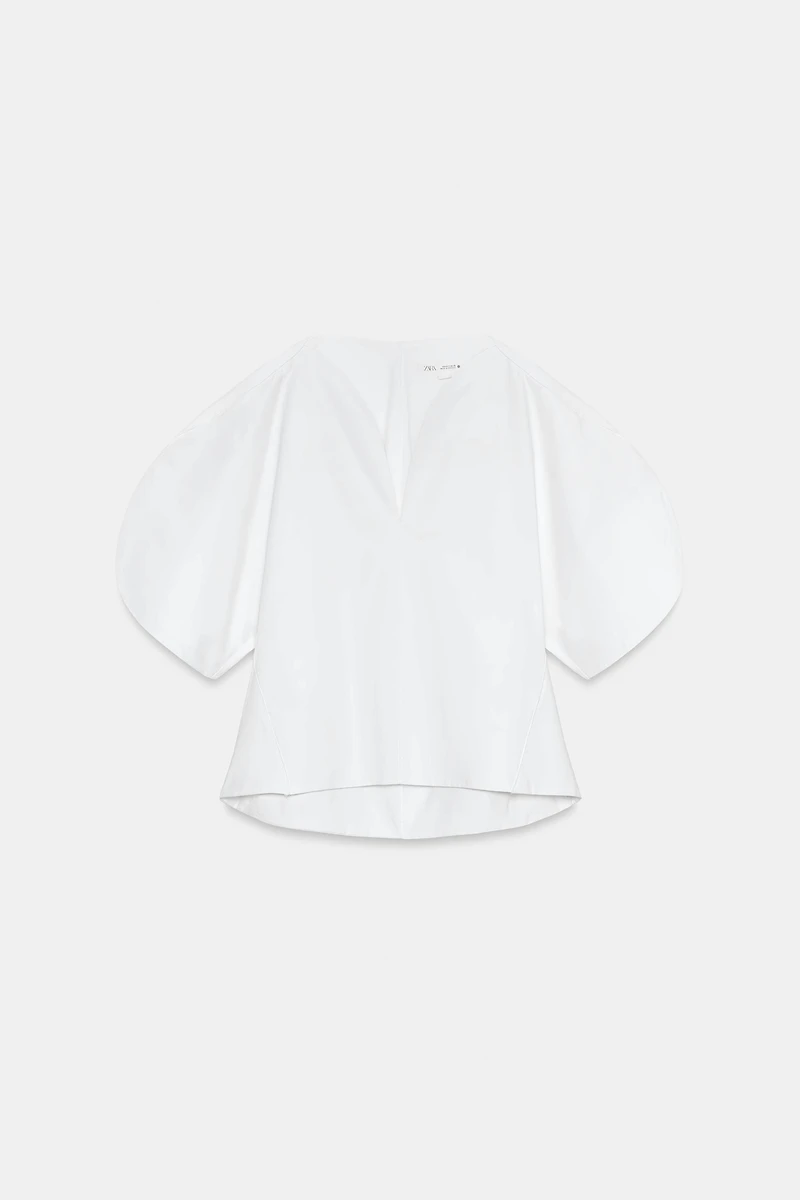 ZW COLLECTION LIMITED EDITION POPLIN TOP