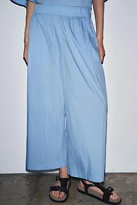 PANTALON POPELINE PINCES ZW COLLECTION