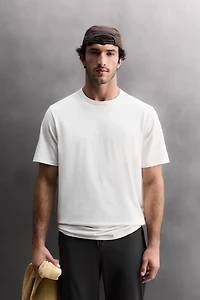 T-SHIRT TECHNIQUE MÉLANGE DE COTON