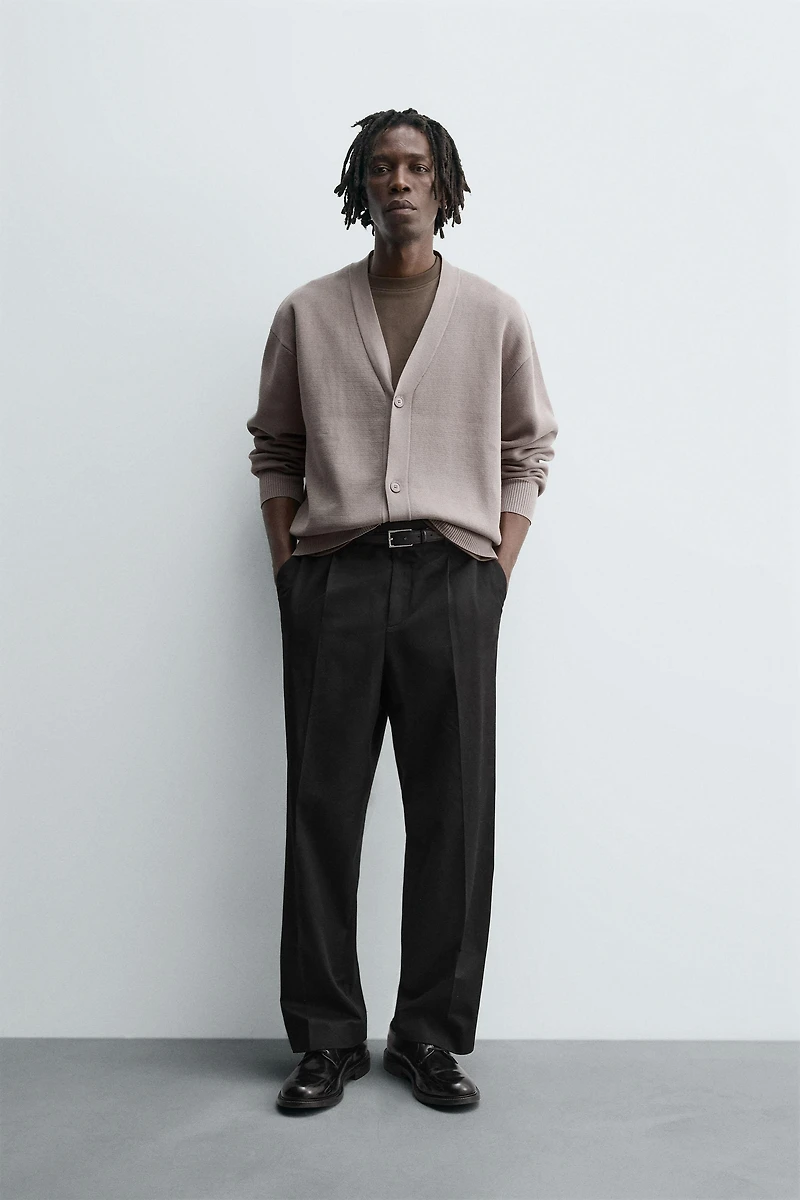 CARDIGAN STRUCTURE COTON