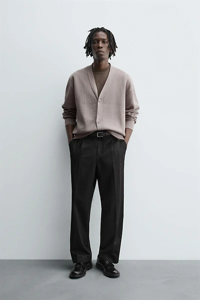 CARDIGAN STRUCTURE COTON