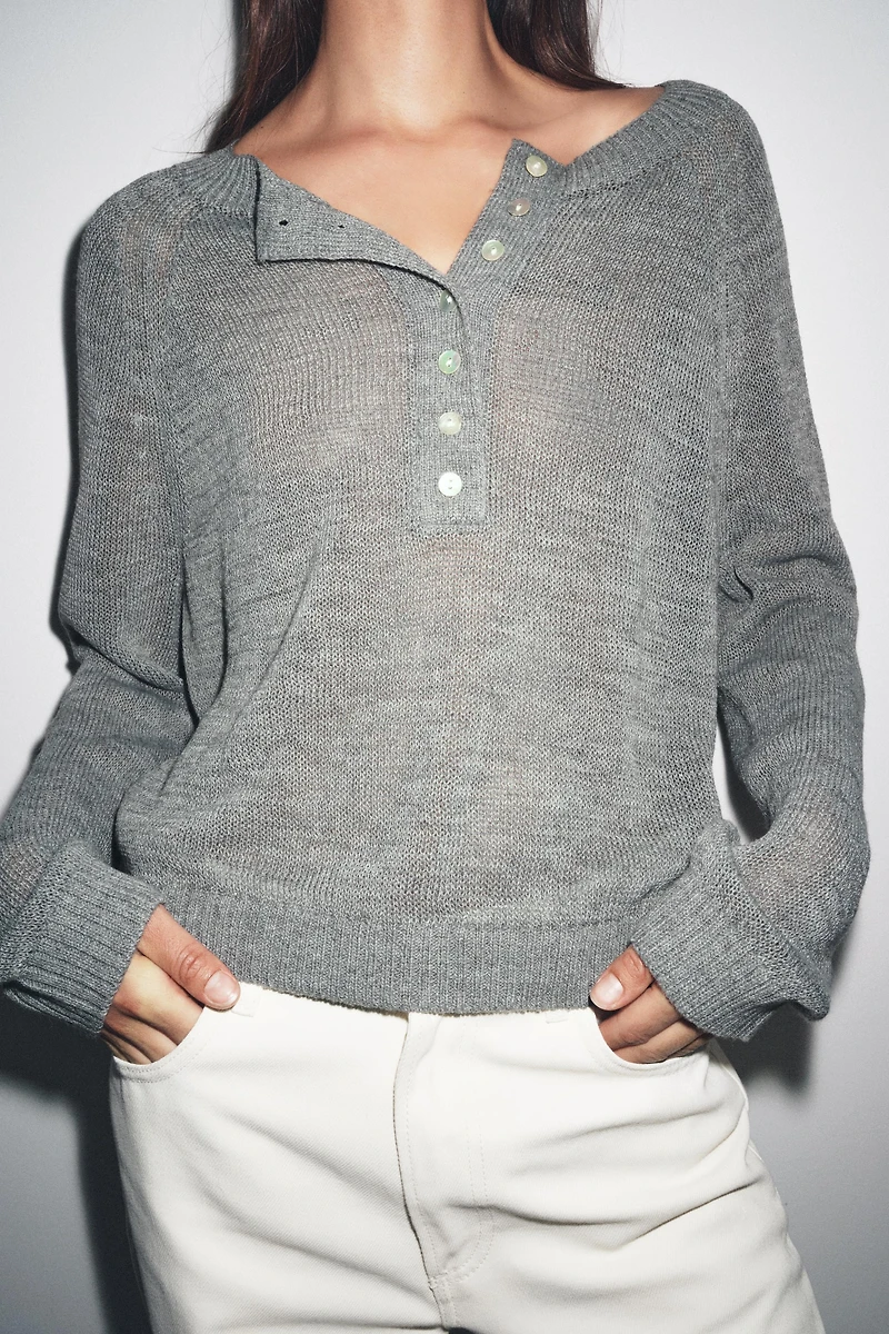PULL BAKER EN MAILLE