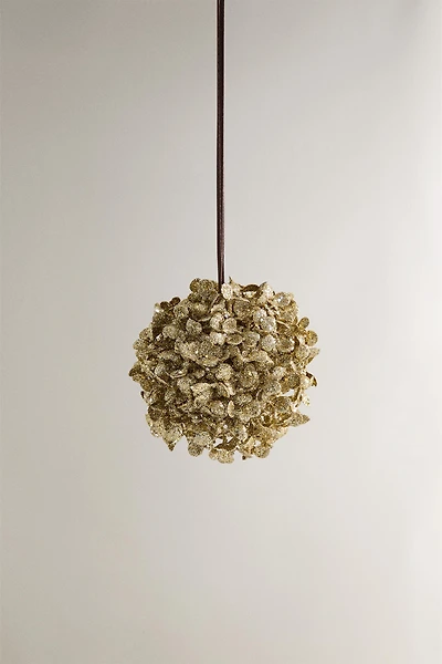 DÉCORATION SAPIN PÉTALES PAILLETTES NOËL