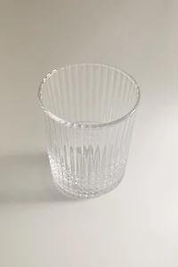 GOBELET VERRE RELIEF