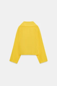 ZW COLLECTION HIGH COLLAR BOMBER JACKET