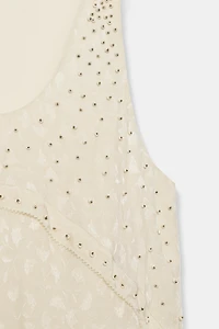 ZW COLLECTION JACQUARD MINI DRESS