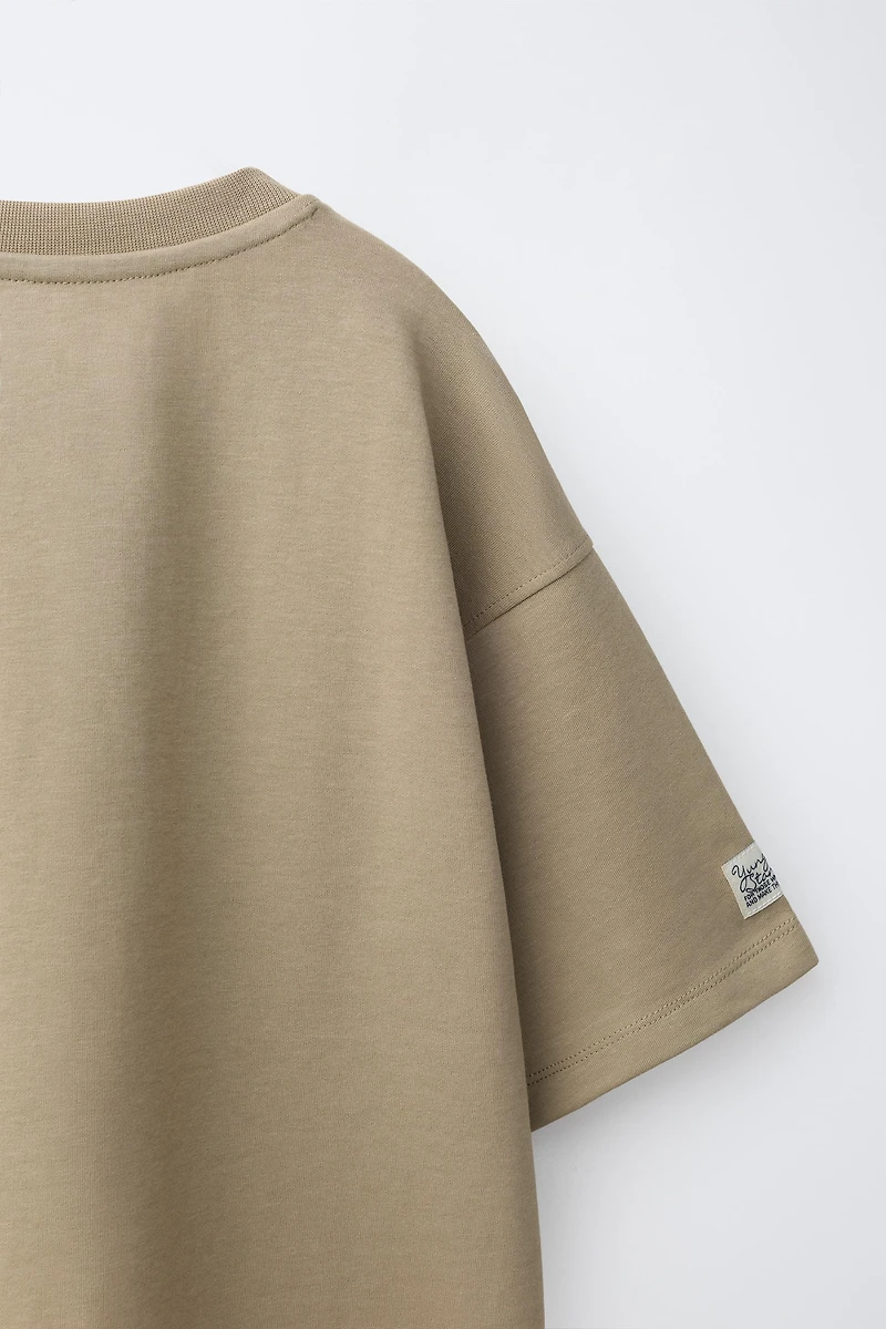 EMBROIDERED INTERLOCK T-SHIRT