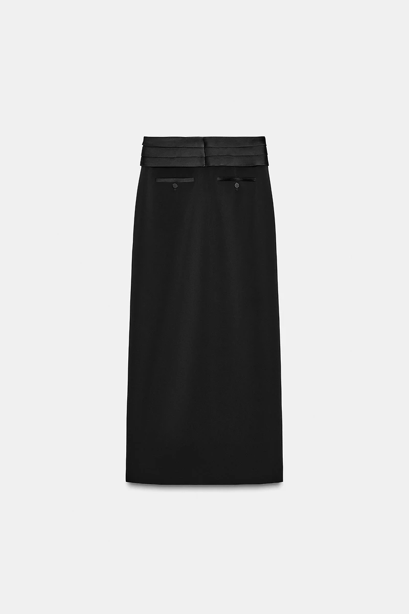 LONG WAISTBAND SKIRT ZW COLLECTION LIMITED EDITION