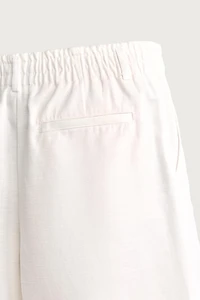 COTTON-LYOCELL WIDE FIT SHORTS