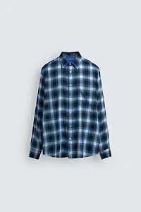 FLOWY PLAID SHIRT AARON LEVINE X ZARA