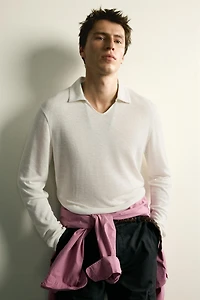 HEMP-VISCOSE BLEND REGULAR FIT POLO