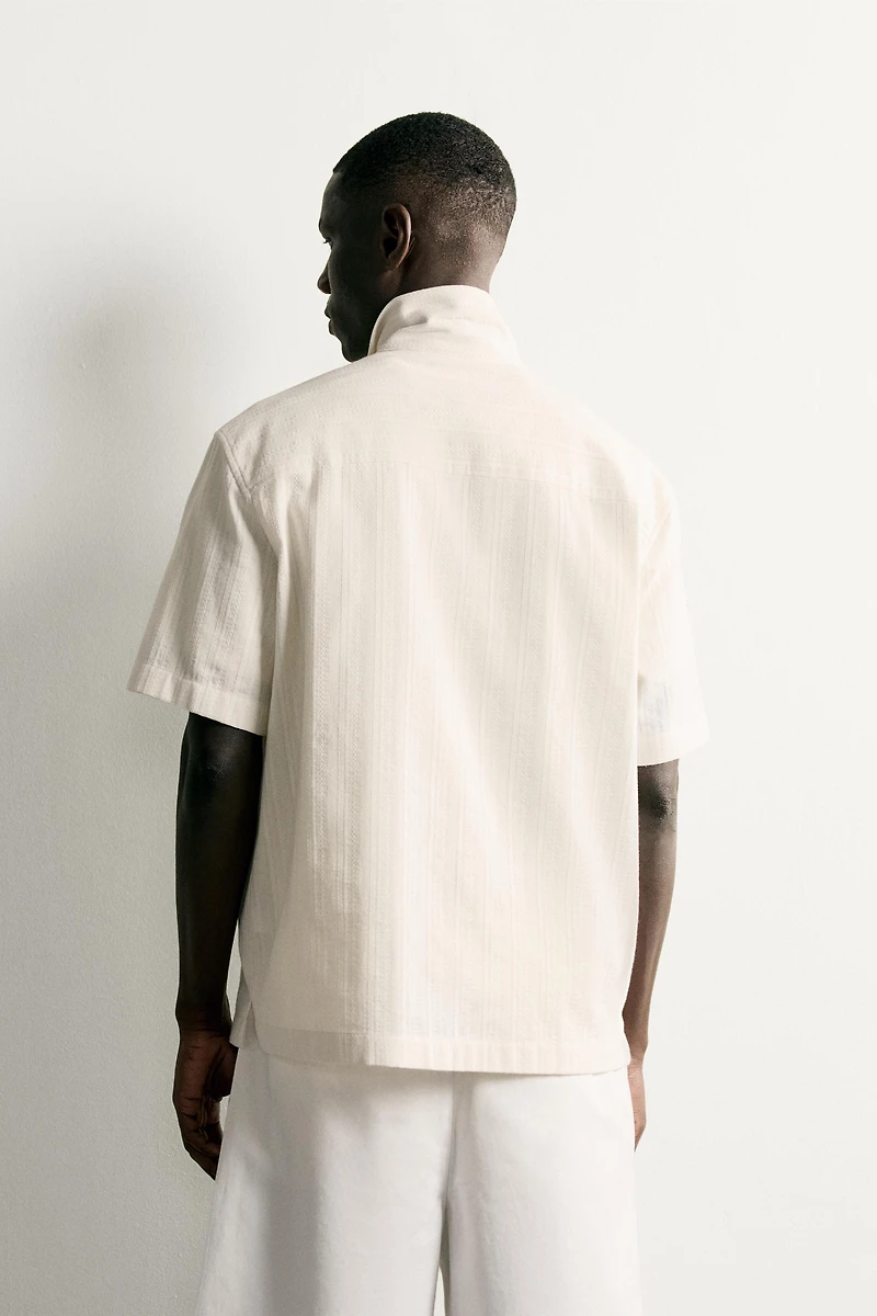 REGULAR FIT JACQUARD POLO SHIRT